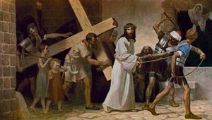 Simon of Cyrene Helping Jesus to Carry His Cross